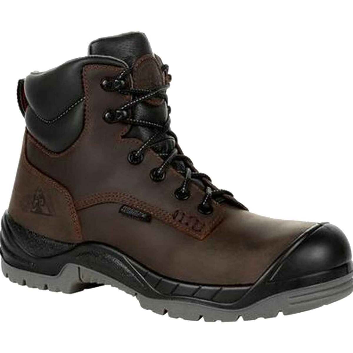 Rocky Men's Worksmart Composite Toe Waterproof 6in Work Boots ...