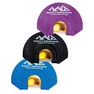 Rocky Mountain Hunting Calls Golden Tone Plate 3-Pack Elk Diaphragm Call