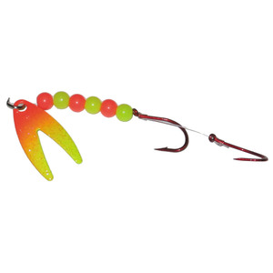 Rocky Mountain Tackle Assassin Spinner Trolling Harness - Crystal Orange-N-Chart