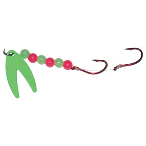Rocky Mountain Tackle Assassin Spinner Trolling Harness - Lime-N-Pink
