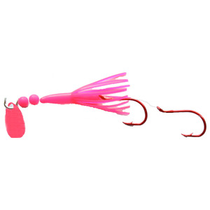 Rocky Mountain Tackle Plankton Super Squid Rigged Squid - Double Glow Pink, 1-1/4in