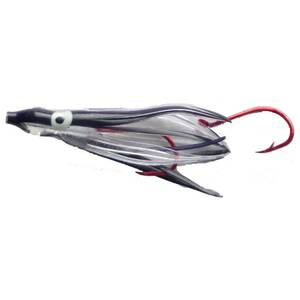 Rocky Mountain Tackle Signature Squid Rigged Hoochie/Squid - UV Shad Black Haze, 1-1/2in
