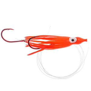 Rocky Mountain Tackle Signature Squid Skirt - Double Glow Orange, 1.5in