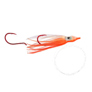 Rocky Mountain Tackle Signature Squid Skirt - UV Orange Cotton Candy, 1.5in