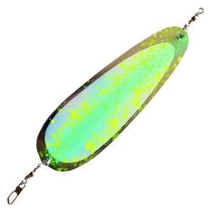 Rocky Mountain Tackle Signature UV Dodger - UV Green Moonshine, 4-1/4in