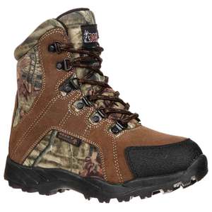 Rocky Youth Insulated Waterproof Hunting Boots - Mossy Oak Break Up Country - Size 3