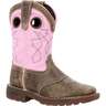 Rocky Youth Legacy 32 Waterproof Western Boots - Brown/Pink - Size 1.5Y - Brown/Pink 1.5