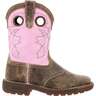 Rocky Youth Legacy 32 Waterproof Western Boots - Brown/Pink - Size 1.5Y - Brown/Pink 1.5