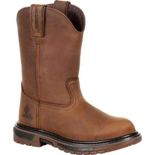 Rocky Youth Original Ride FLX Waterproof Western Boots - Brown 2