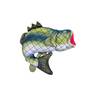 ROCT Fighting Bass Lined Plush Dog Toy - Green
