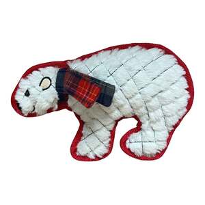 ROCT Outdoor Polar Bear Plush Dog Toy