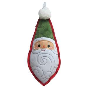 ROCT Outdoor Santa Toss Plush Dog Toy