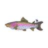 ROCT Rainbow Trout Lined Plush Dog Toy - Multi