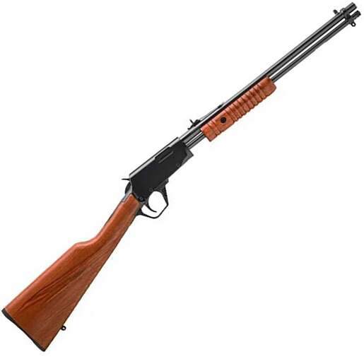 Rossi Gallery Black Pump Action Rifle - 22 Long Rifle - 18in - Brown image