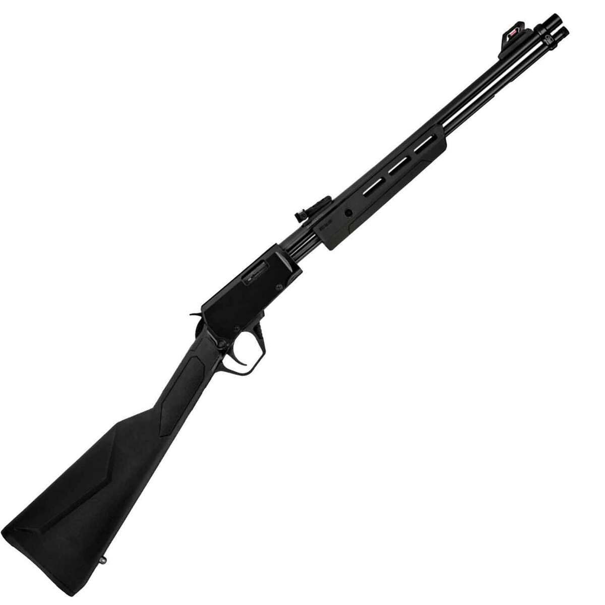 Rossi Gallery Black Pump Action Rifle - 22 WMR (22 Mag) - 20in - Black Rossi Gallery Black Pump Action Rifle - 22 WMR (22 Mag) - 20in - Black