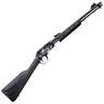 Rossi Gallery Polished Black Oxide Rattlesnake Engraved Pump Action Rifle - 22 Long Rifle - 18in - Black