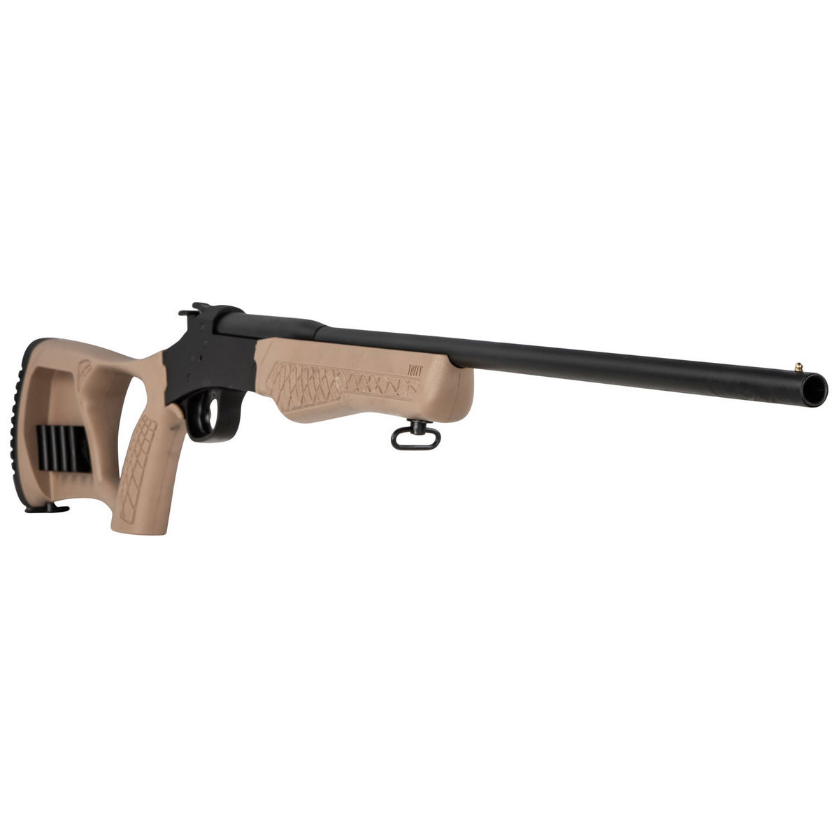 Rossi Matched Pair Tan/Black Break Action Rifle - 22 Long Rifle/410 - Tan Rossi Matched Pair Tan/Black Break Action Rifle - 22 Long Rifle/410 - Tan