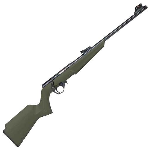 Rossi RB22 Compact Matte Black/Green Bolt Action Rifle - 22 Long Rifle - 16in - Green image