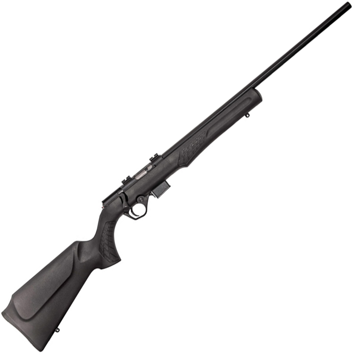 Rossi RB22 Matte Black Blued Bolt Action Rifle - 22 WMR (22 Mag) - 21in - 5+1 Rounds - Black Rossi RB22 Matte Black Blued Bolt Action Rifle - 22 WMR (22 Mag) - 21in - 5+1 Rounds - Black