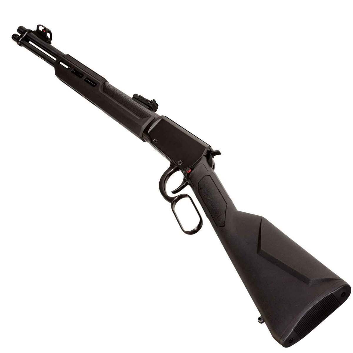 Rossi Rio Bravo 22 Long Rifle Black Lever Action Rifle - 18in - Black Rossi Rio Bravo 22 Long Rifle Black Lever Action Rifle - 18in - Black