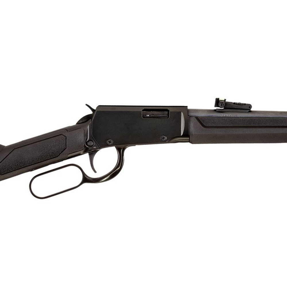 Rossi Rio Bravo 22 Long Rifle Black Lever Action Rifle - 18in - Black Rossi Rio Bravo 22 Long Rifle Black Lever Action Rifle - 18in - Black