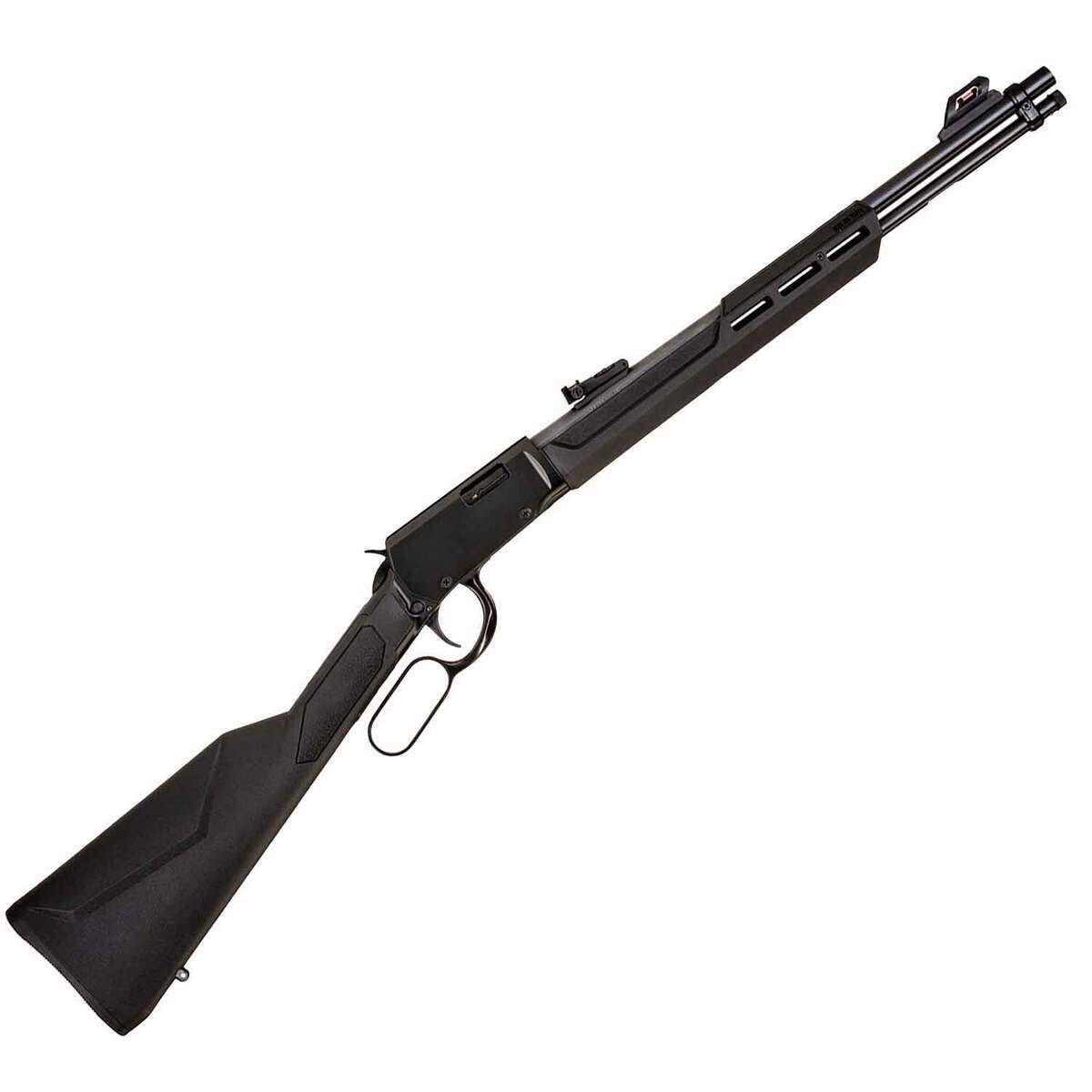 Rossi Rio Bravo Black Lever Action Rifle - 22 WMR (22 Mag) - 20in - Black Rossi Rio Bravo Black Lever Action Rifle - 22 WMR (22 Mag) - 20in - Black