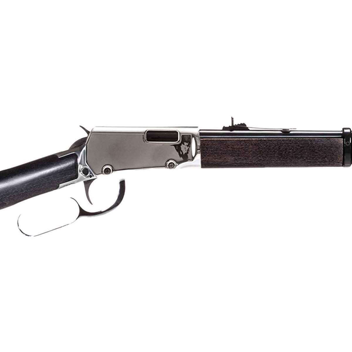 Rossi Rio Bravo 22 Long Rifle Nickel Lever Action Rifle - 18in Rossi Rio Bravo 22 Long Rifle Nickel Lever Action Rifle - 18in