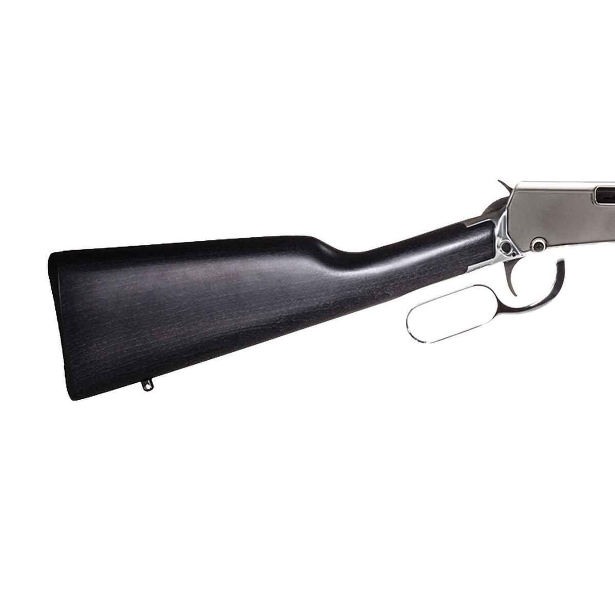 Rossi Rio Bravo 22 Long Rifle Nickel Lever Action Rifle - 18in Rossi Rio Bravo 22 Long Rifle Nickel Lever Action Rifle - 18in
