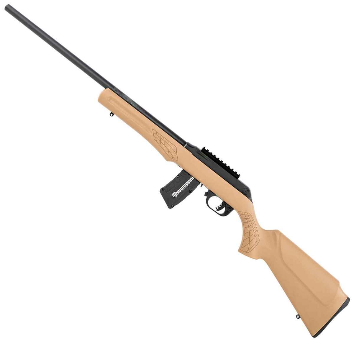 Rossi RS22 Fixed Monte Carlo Tan Semi Automatic Rifle - 22 WMR (22 Mag) - 18in - Tan Rossi RS22 Fixed Monte Carlo Tan Semi Automatic Rifle - 22 WMR (22 Mag) - 18in - Tan