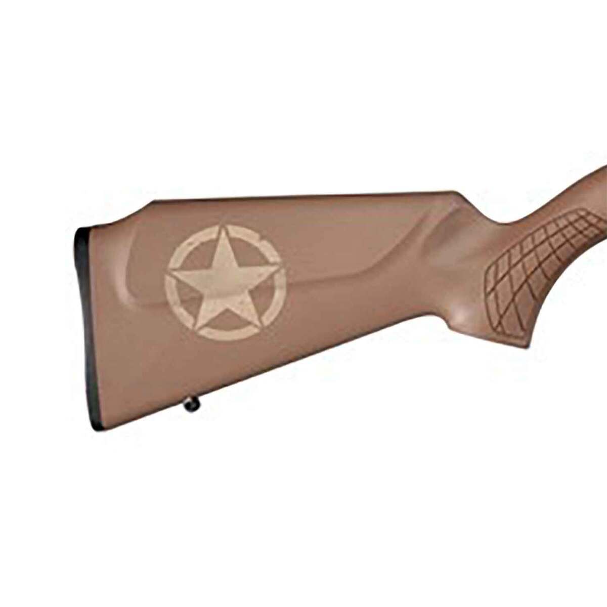 Rossi RS22 Flat Dark Earth Star Semi Automatic Rifle - 22 Long Rifle - 18in - Tan Rossi RS22 Flat Dark Earth Star Semi Automatic Rifle - 22 Long Rifle - 18in - Tan