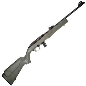 Rossi RS22 Matte Black Green Semi Automatic Rifle - 22 Long Rifle - 18in