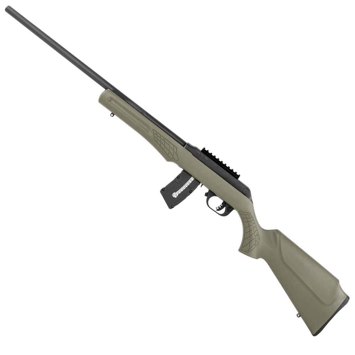 Rossi RS22 OD Green Semi Automatic Rifle - 22 WMR (22 Mag) - 21in - Green Rossi RS22 OD Green Semi Automatic Rifle - 22 WMR (22 Mag) - 21in - Green