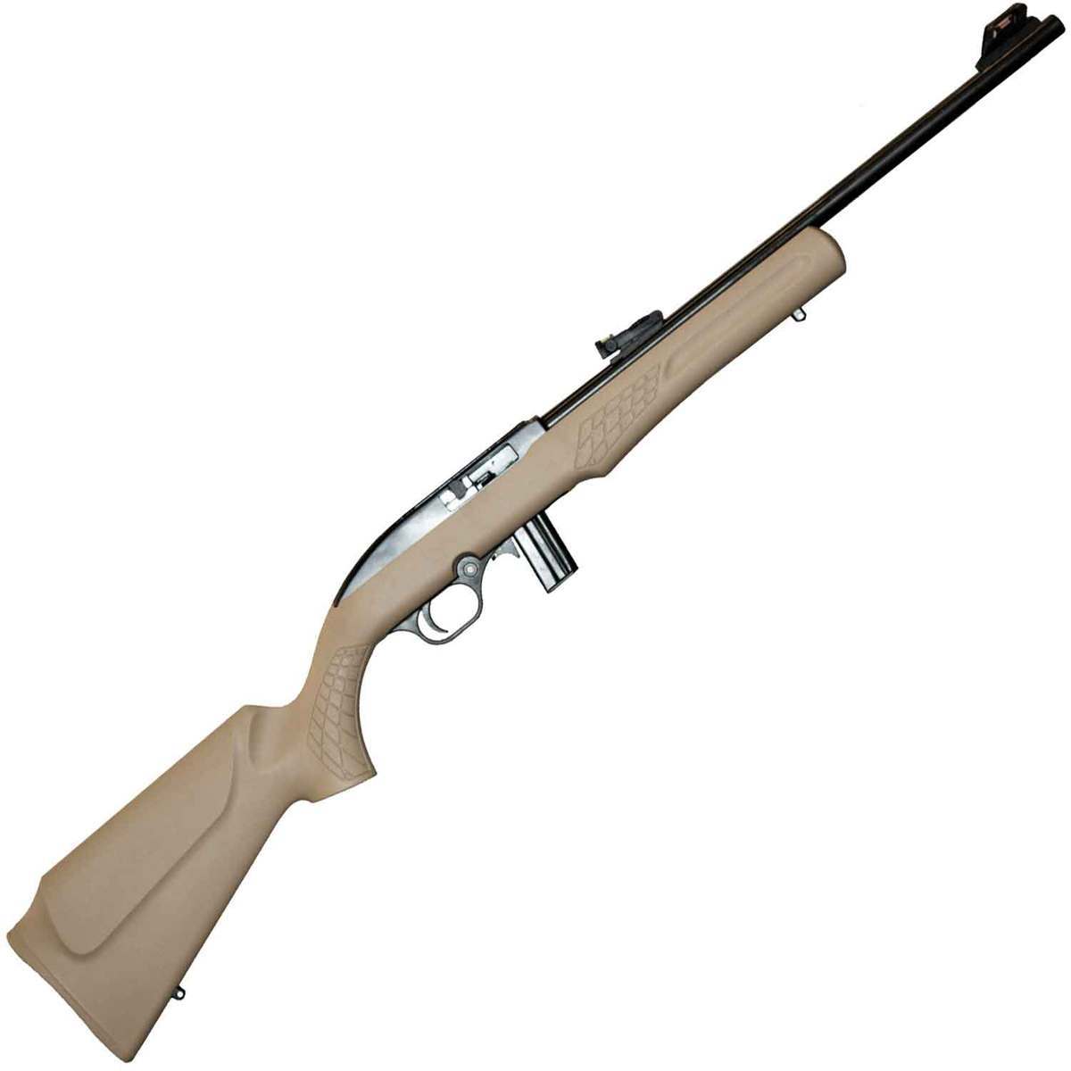 Rossi RS22 Flat Dark Earth Semi Automatic Rifle - 22 Long Rifle - 18in - Flat Dark Earth Rossi RS22 Flat Dark Earth Semi Automatic Rifle - 22 Long Rifle - 18in - Flat Dark Earth