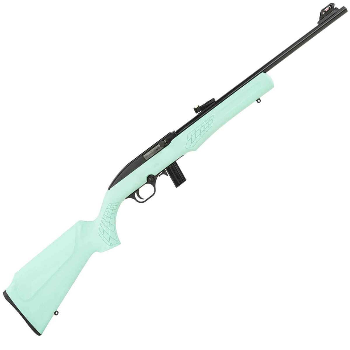 Rossi RS22 Teal Semi Automatic Rifle - 22 Long Rifle - 18in - Teal Rossi RS22 Teal Semi Automatic Rifle - 22 Long Rifle - 18in - Teal