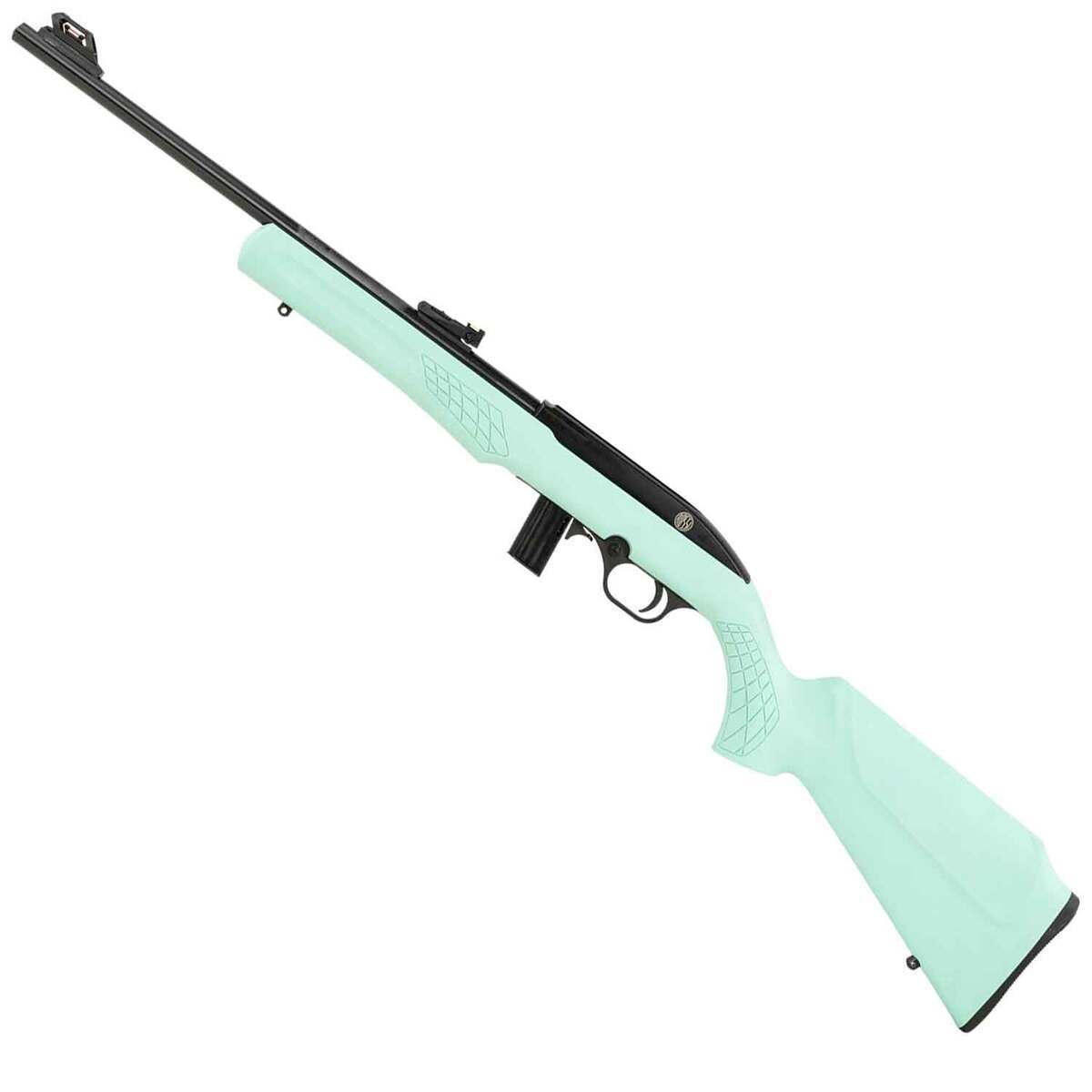 Rossi RS22 Teal Semi Automatic Rifle - 22 Long Rifle - 18in - Teal Rossi RS22 Teal Semi Automatic Rifle - 22 Long Rifle - 18in - Teal