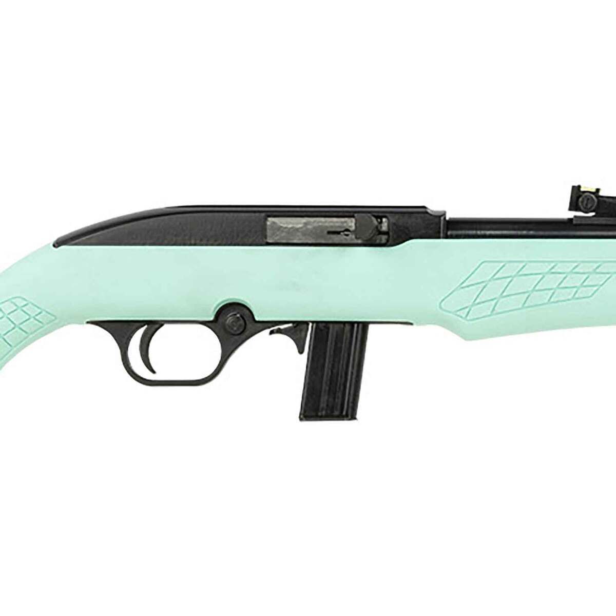 Rossi RS22 Teal Semi Automatic Rifle - 22 Long Rifle - 18in - Teal Rossi RS22 Teal Semi Automatic Rifle - 22 Long Rifle - 18in - Teal