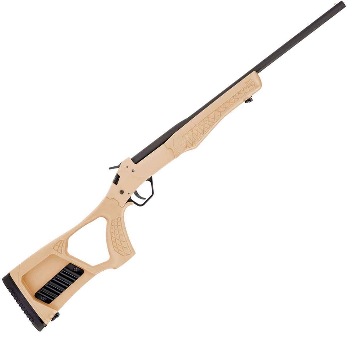 Rossi Tuffy Tan 410 Gauge 3in Single Shot Shotgun - 18.5in - Tan Rossi Tuffy Tan 410 Gauge 3in Single Shot Shotgun - 18.5in - Tan