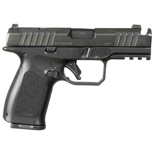 Rost Martin RM1C Compact Comp 9mm Luger 4in Black Nitron Pistol - 10+1 Rounds - Black