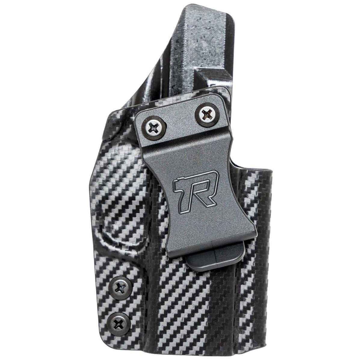 Springfield Hellcat Pro IWB Kydex Holster (Optic Ready) by Rounded Gear Carbon Fiber Black / Right Hand / Optic Cut