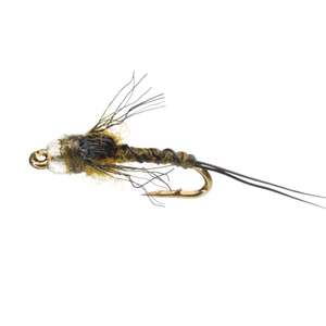 RoundRocks Bead Baetis Nymph Fly - 6 Pack
