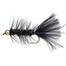 RoundRocks Bead Head Wooley Bugger Streamer Fly - Black, Size 6, 12Pk - Black 6