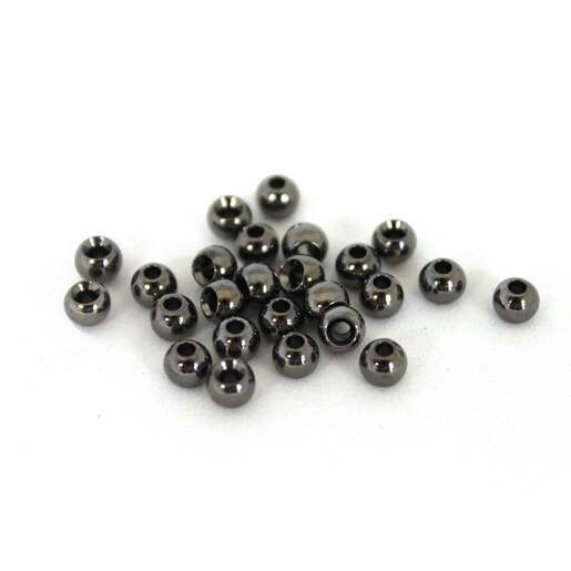 RoundRocks Brass Beads - Black 1.5mm - Roundrocks