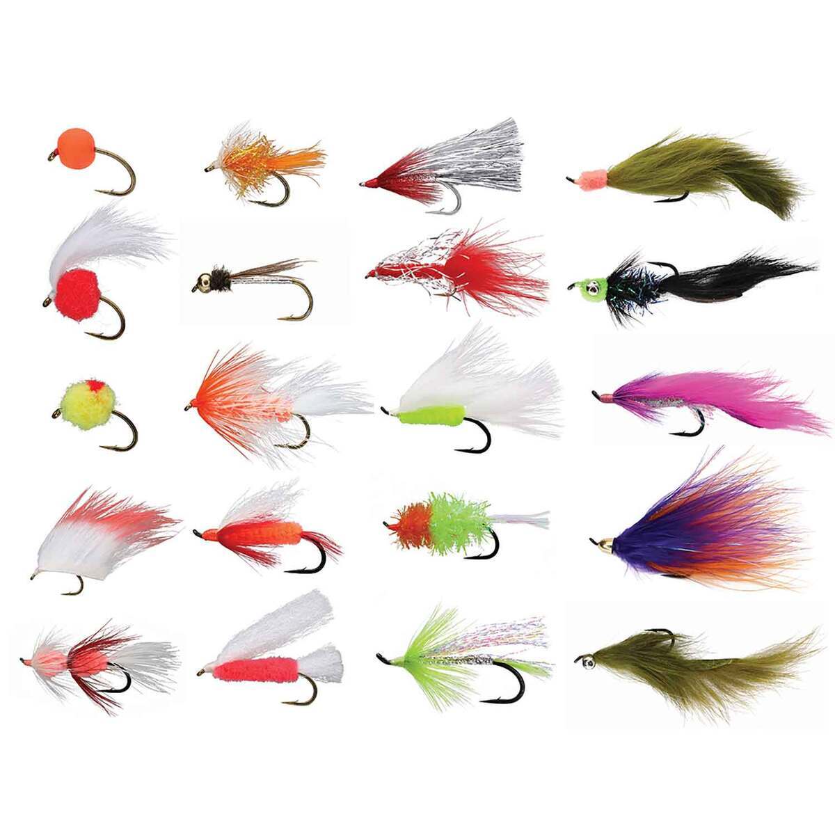 RoundRocks Top 20 Alaska Flies Assortment | Sportsman's Warehouse