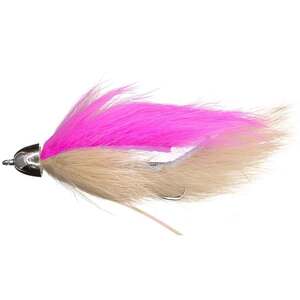 RoundRocks Ginger/Pink Llama Streamer Fly - Ginger/Pink, Size 2