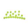 RoundRocks Gummy Eggs - Chartreuse, 8mm, 20pk - Chartreuse 8mm