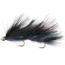 RoundRocks Kohn's Leech Streamer Fly - Black, Size 10 - Black 10