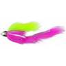 RoundRocks Llama Streamer Fly - Pink/Chartreuse, Size 2 - Pink/Chartreuse 2