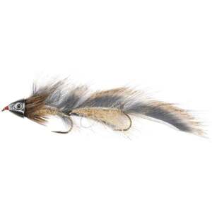 RoundRocks Natural Squirrel Bait Streamer Fly - Size 10