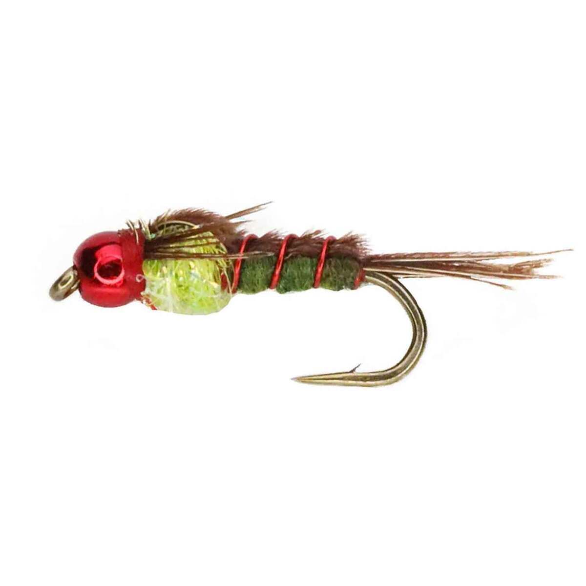 RoundRocks Nymph Fly - Christmas Tree, Size 16, 6pk | Sportsman's Warehouse