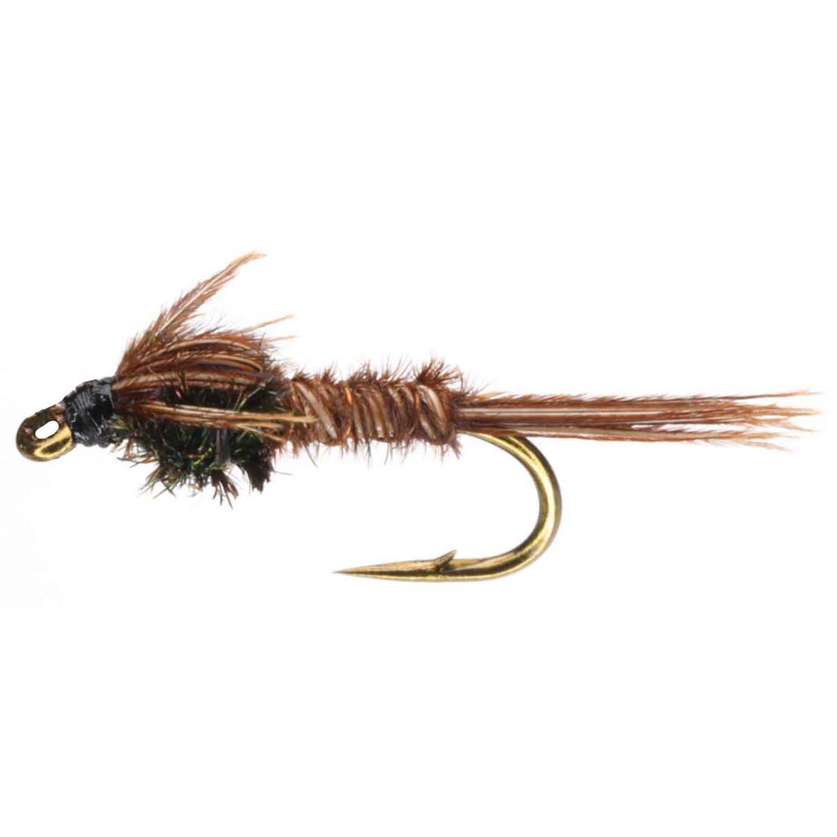 RoundRocks Pheasant Tail Nymph Fly - Size 14, 12Pk - 14 RoundRocks Pheasant Tail Nymph Fly - Size 14, 12Pk - 14